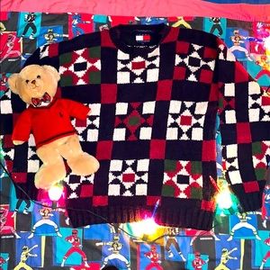 Vintage old tag Tommy Hilfiger knitted sweater!